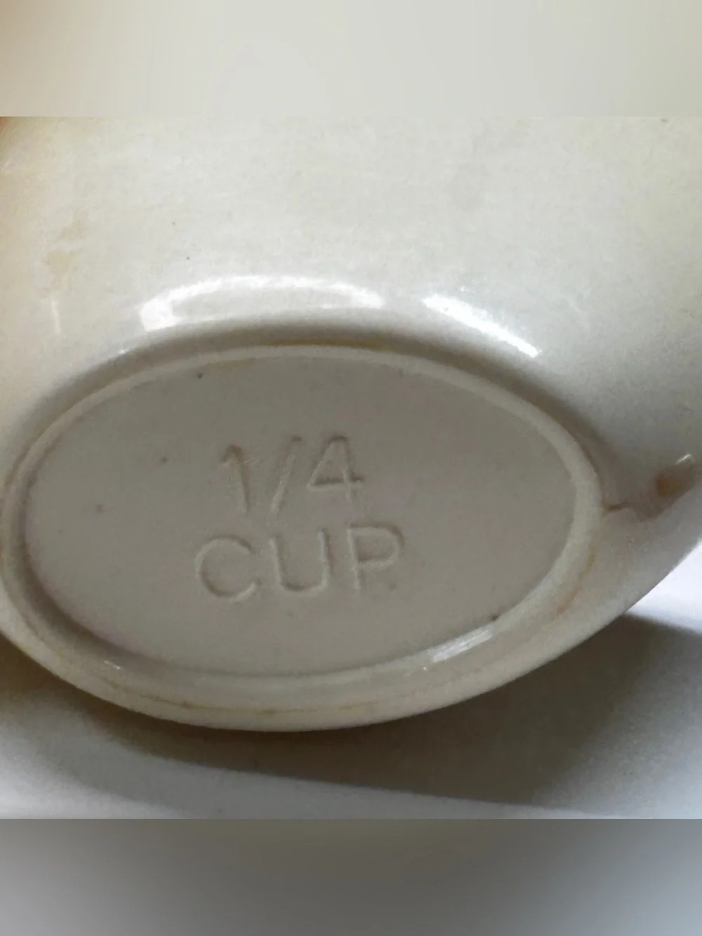 Vintage set of J.S.N.Y.  nesting goose measuring cups 1/2c. 1/4c. Lot Of 2